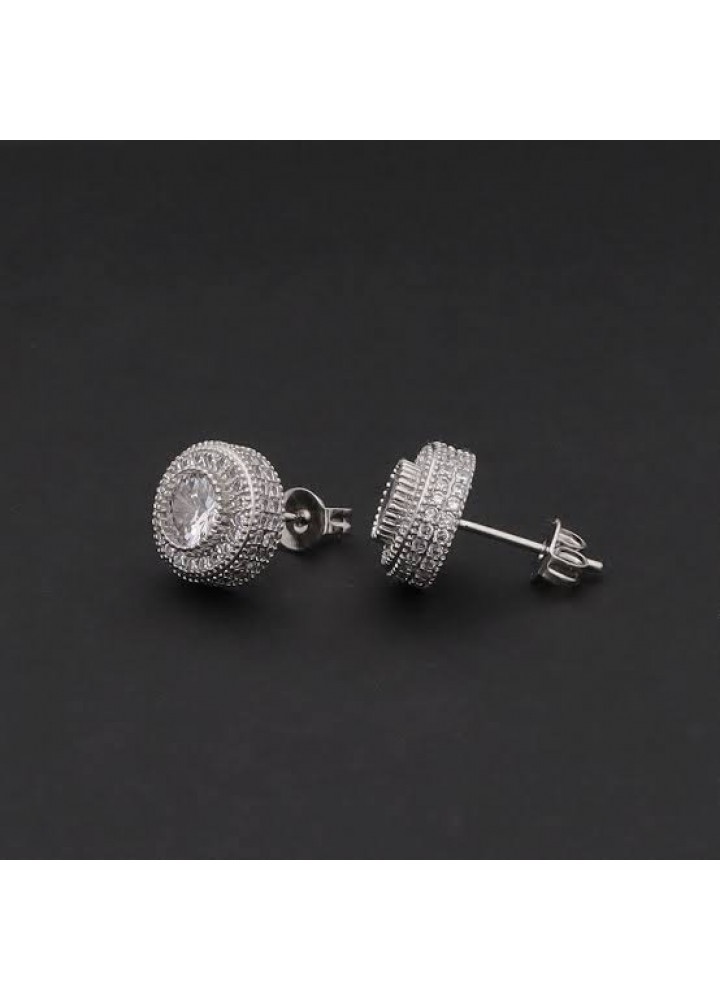 Diamond Stone Paved Earring